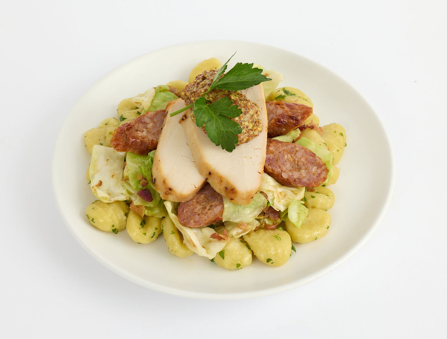 Brats & Braised Cabbage (high)
