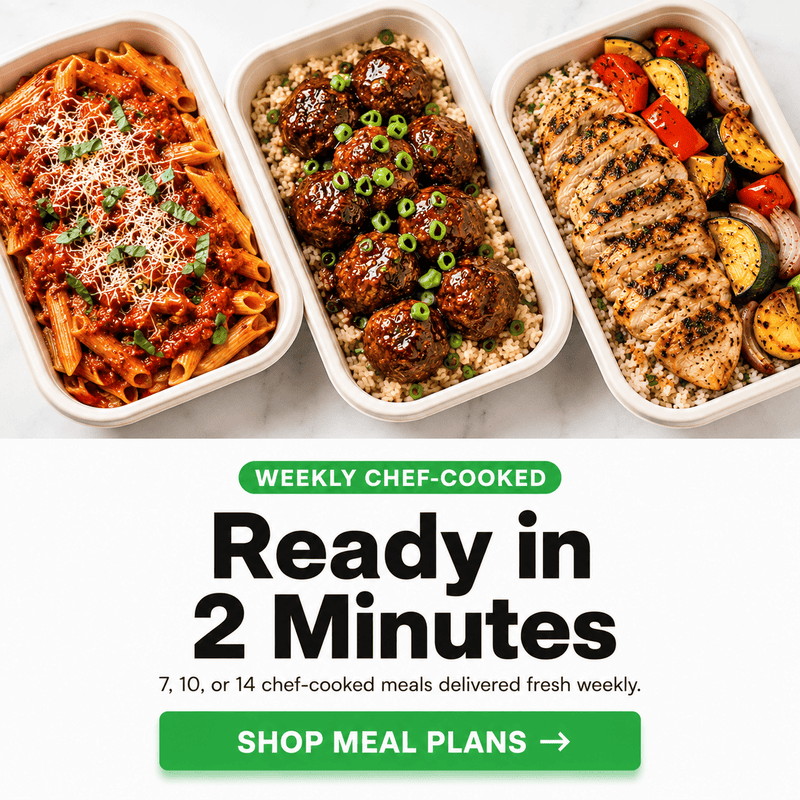 weekly chef cooked meals