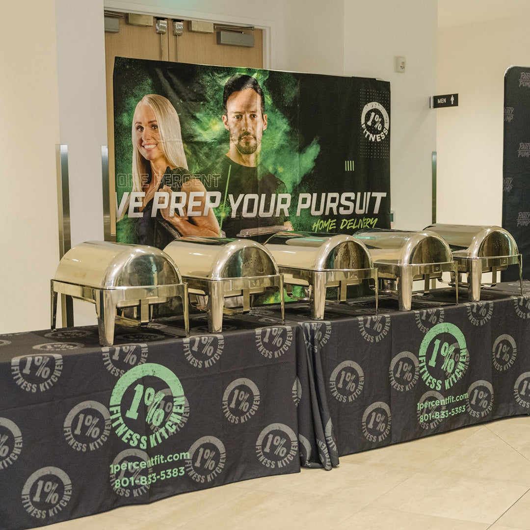 1 Percent Fitness catering spread